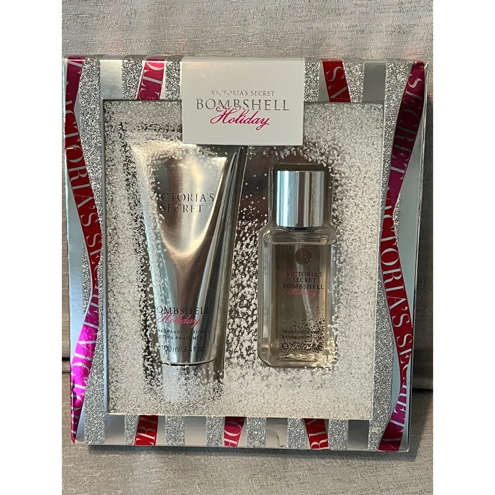 Victorias Secret Bombshell Holiday Fragrance Gift Set Lotion and Mist Duo New